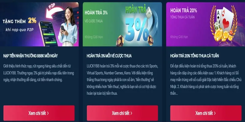 Hoàn trả cược thể thao vx88 khuyến mãi